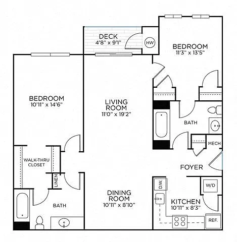 Floor plan Churchville - R
