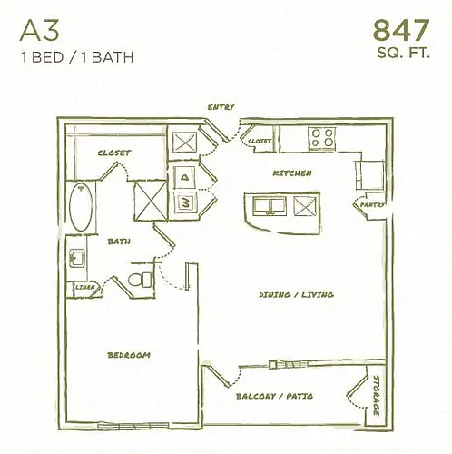 Floor plan A3