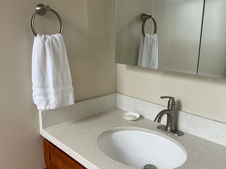 Half bath on main floor.