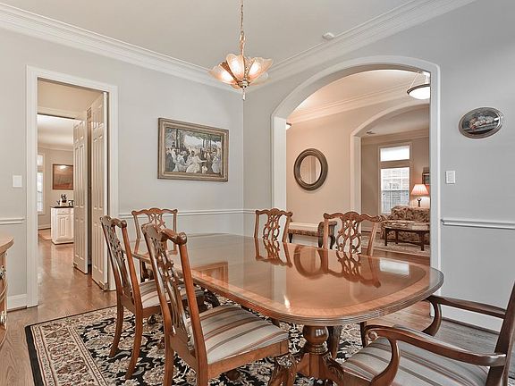 Another view of the dining room situated on the front of the home.