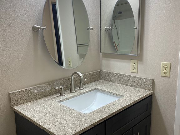 2 full size bathrooms - this is the bathroom just outside the second bedroom