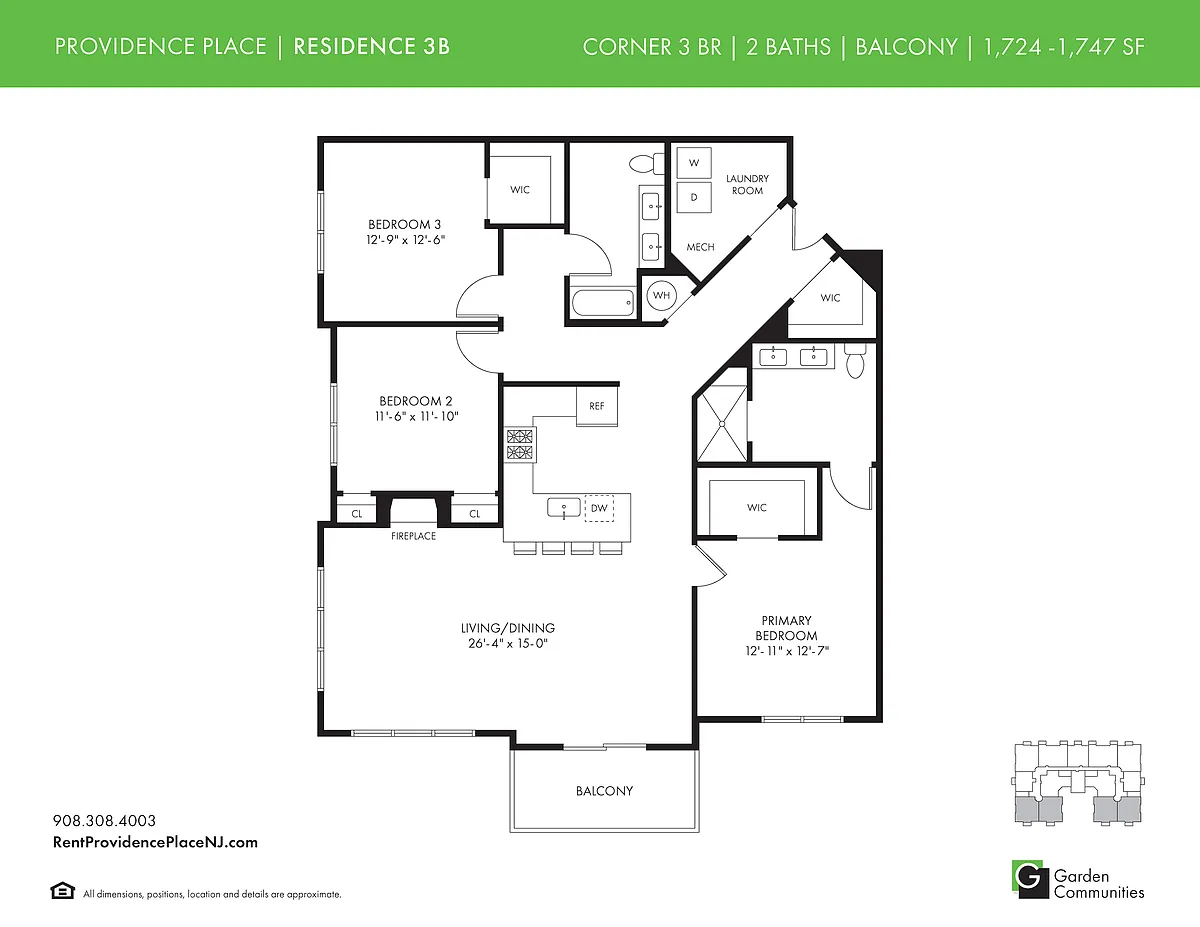 Floor plan 3B