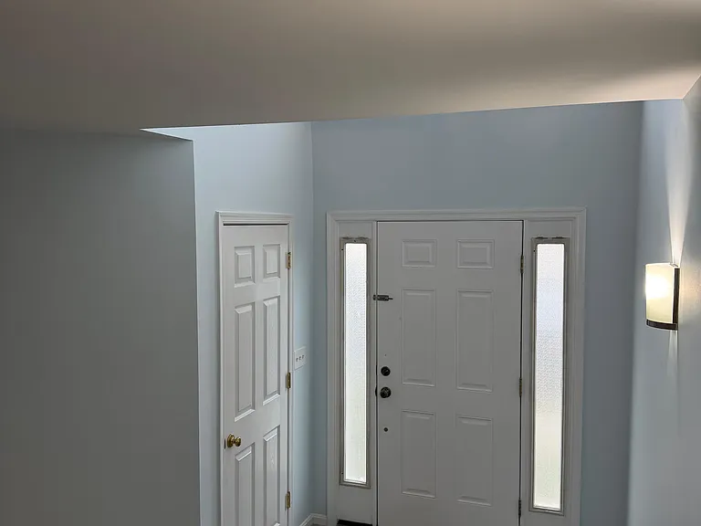 entry door and closet