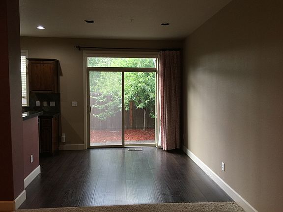 Dining and backyard