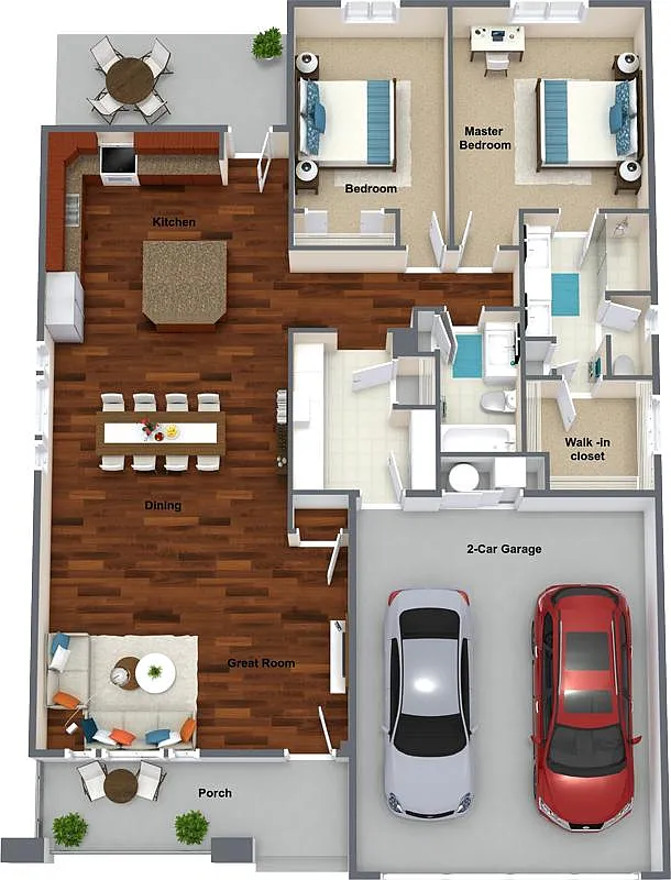 Floor plan Red Dun