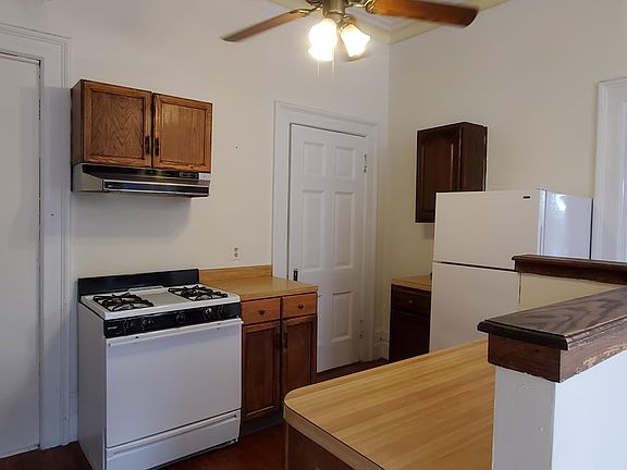 Kitchen and pantry door.