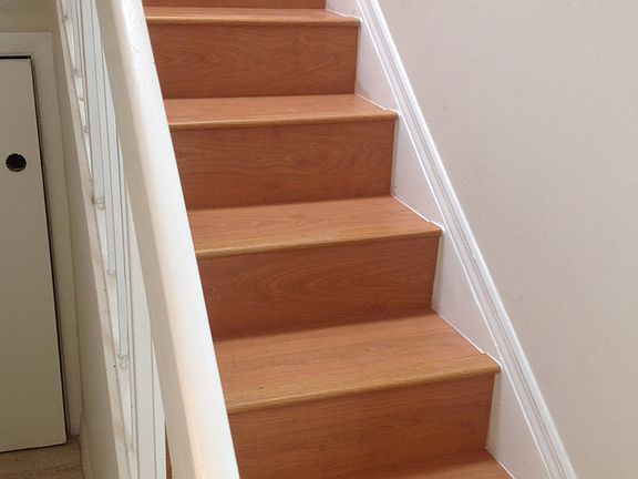 New laminate wood floors