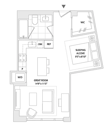 Floor plan STUDIO B4