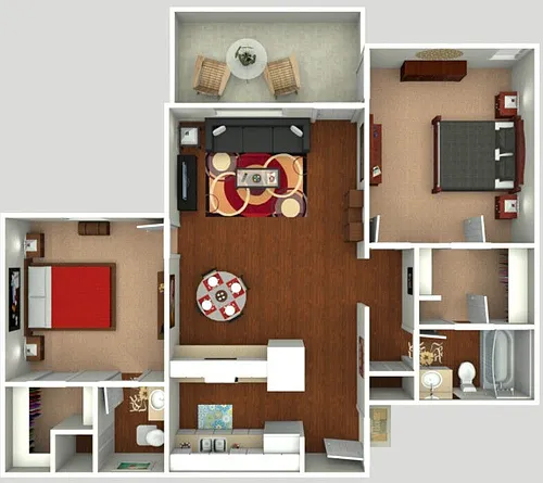 Floor plan B3