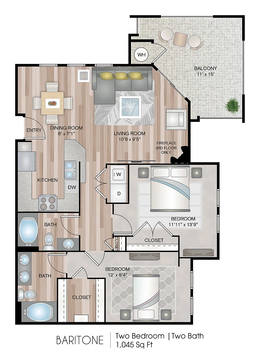 Floor plan Baritone
