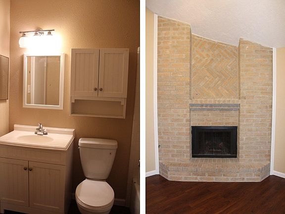 Hall Bathroom & Fireplace