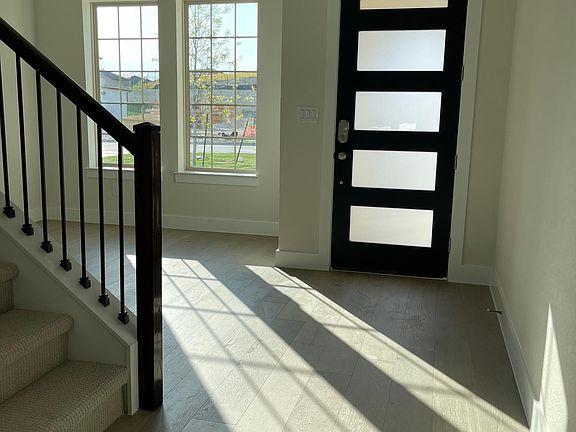 Two-story Entryway and Dining Room