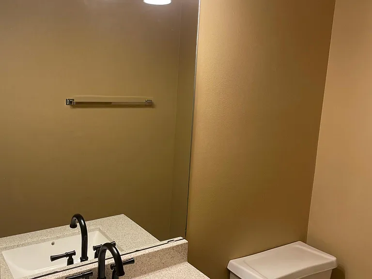 Main level half bathroom
