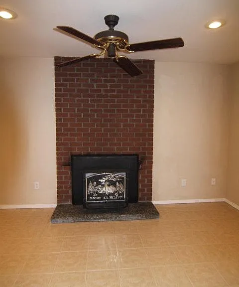 fireplace with woodburning stove insert