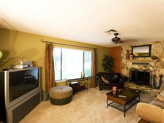 Formal Living w/Fieldstone Fireplace