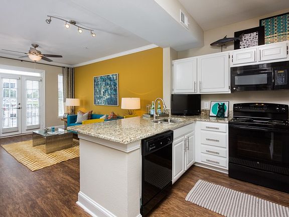 Spacious layouts with wood flooring