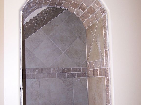 Walk in grotto shower