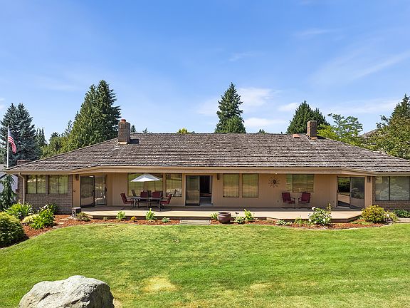 Expansive deck and yard