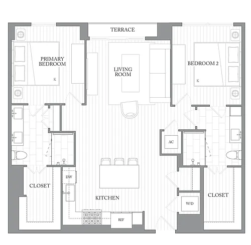 Floor plan 2E
