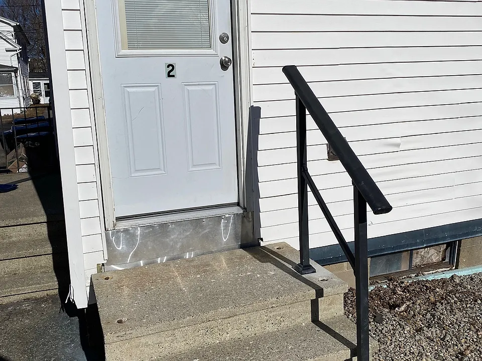 Back door to mudroom
