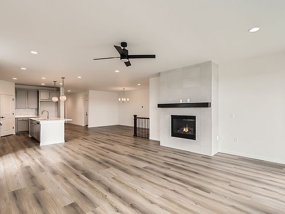 Plan V431 Representative Photo - Living Room Kitchen
