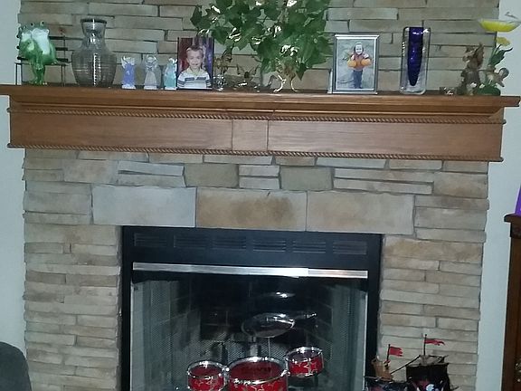 wood burning fireplace inden