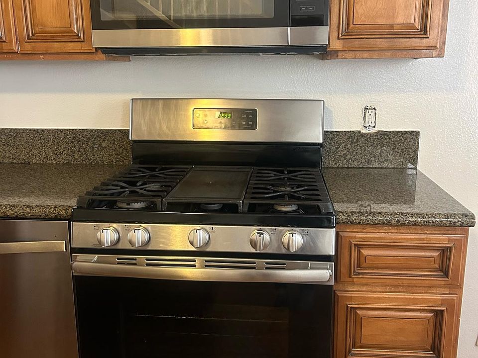 Stainless range and microwave