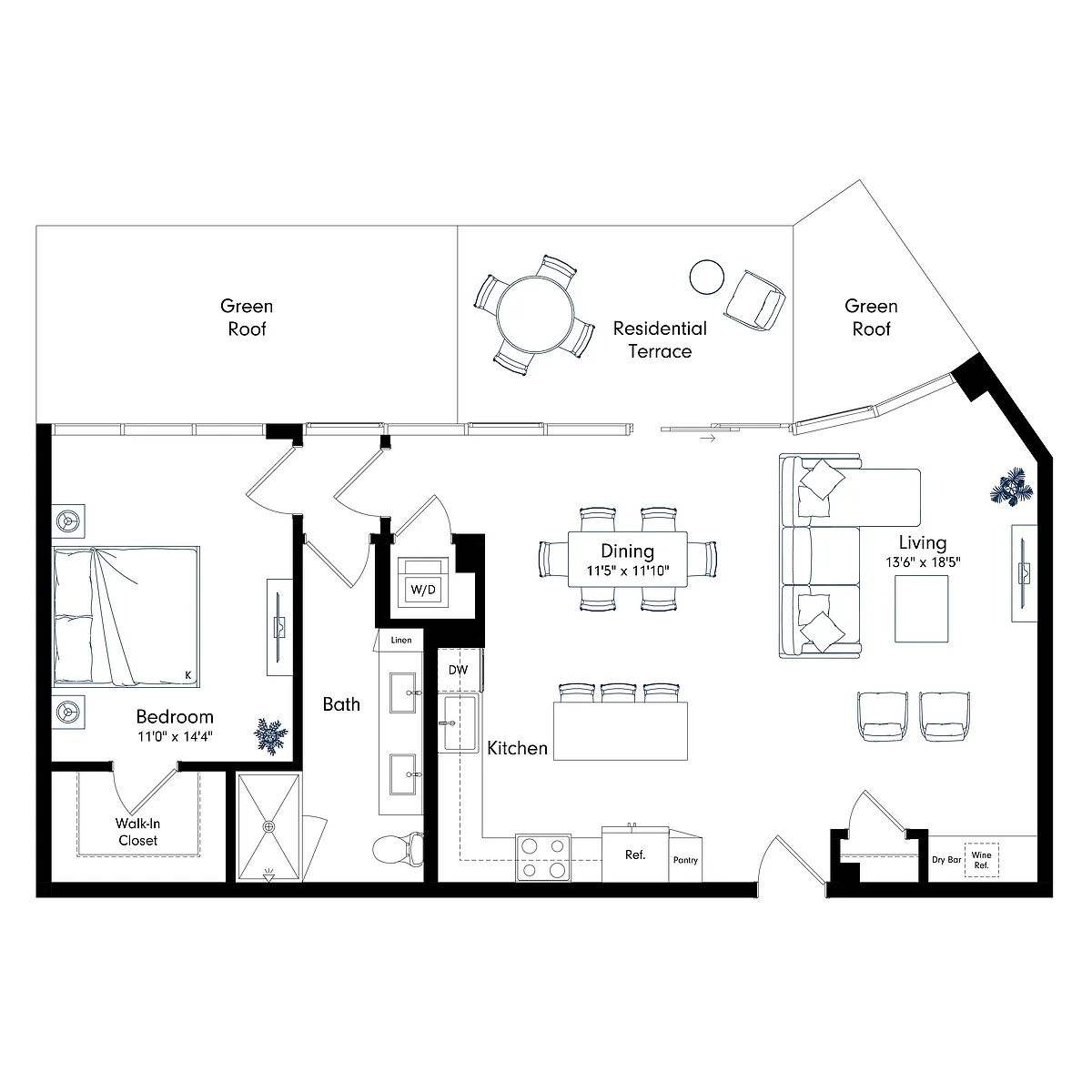 Floor plan PHA2