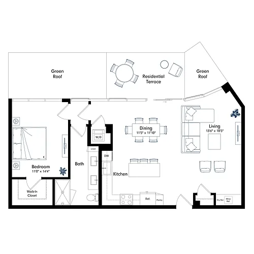 Floor plan PHA2
