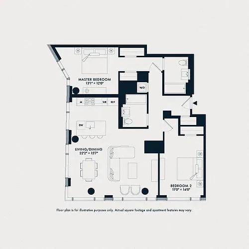 Floor plan Waterline 3: B4