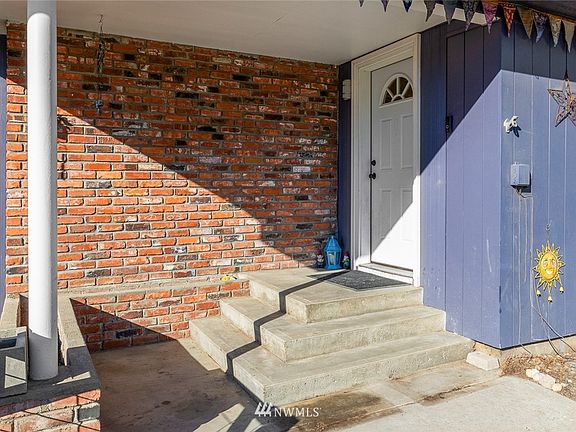 Inviting covered front porch