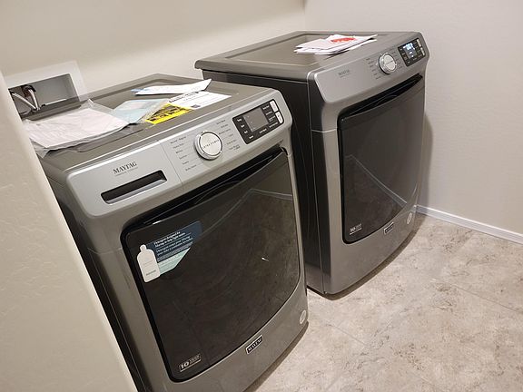 Also Washer and dryer