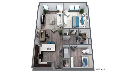 Floor plan The Whitley