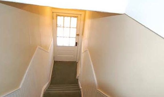 Inside Stairs w-Wainscotting