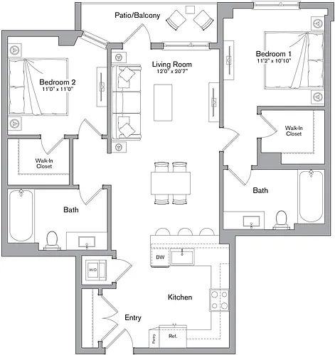 Floor plan B8