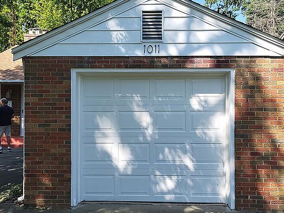 Exterior garage