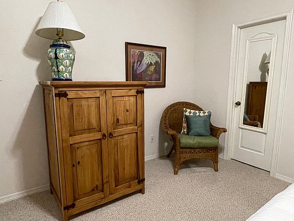 Master bedroom, media cabinet