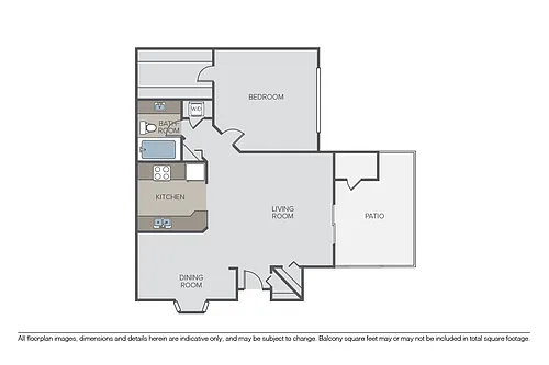 Floor plan Plan 1B