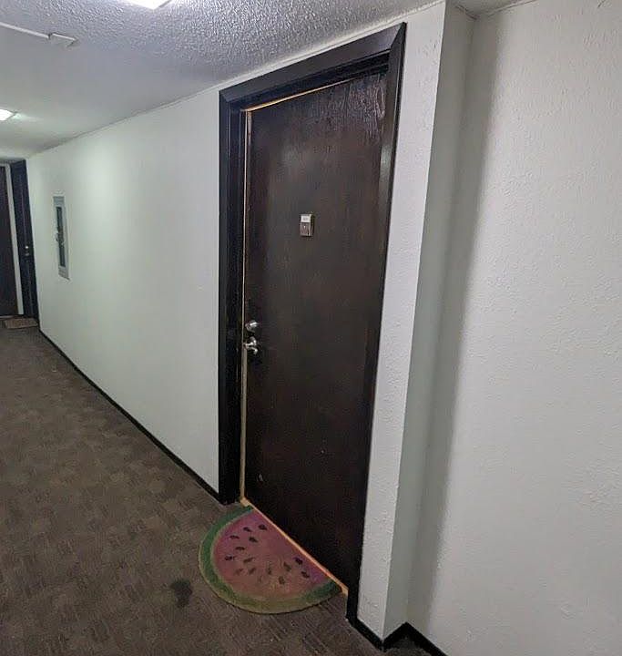 inside entry door
