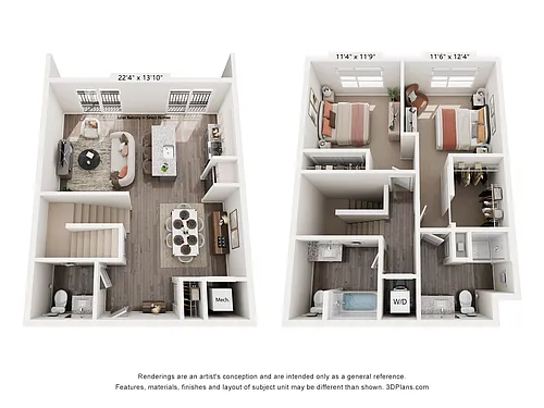 Floor plan A2 OKeefe