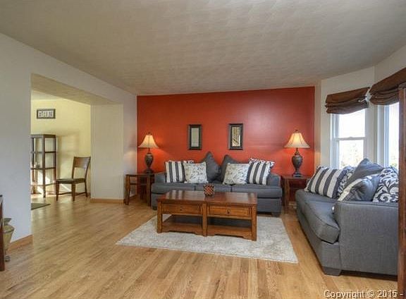 Living Room With Hardwood Floors