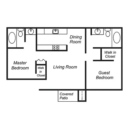 Floor plan 2X2