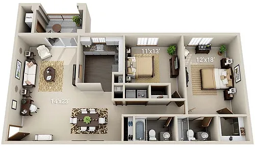Floor plan Allendale