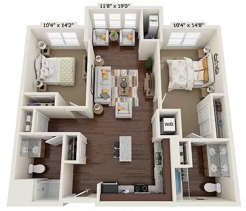 Floor plan River Birch