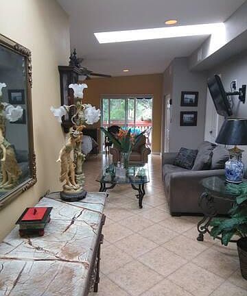 Living room area with view to outside