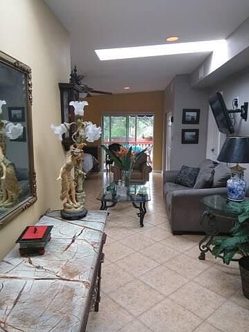 Living room area with view to outside