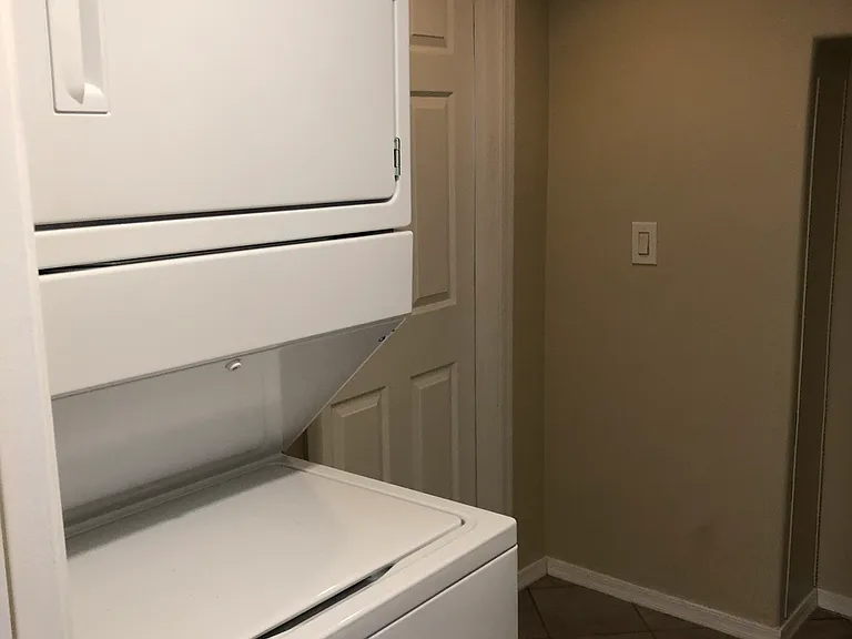 Inside Washer dryer