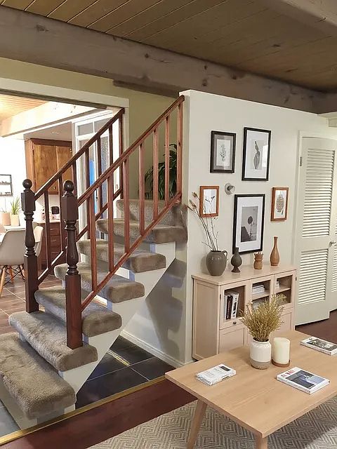 stairway view from living area