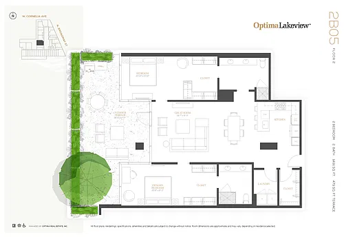Floor plan 2B05