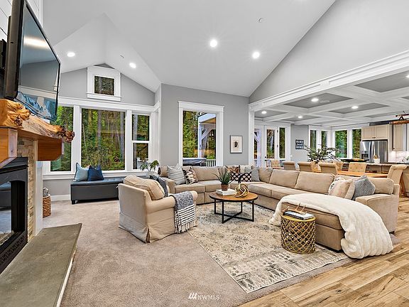 Radiant floors throughout warm the home with gentle, comfortable, soft heat.